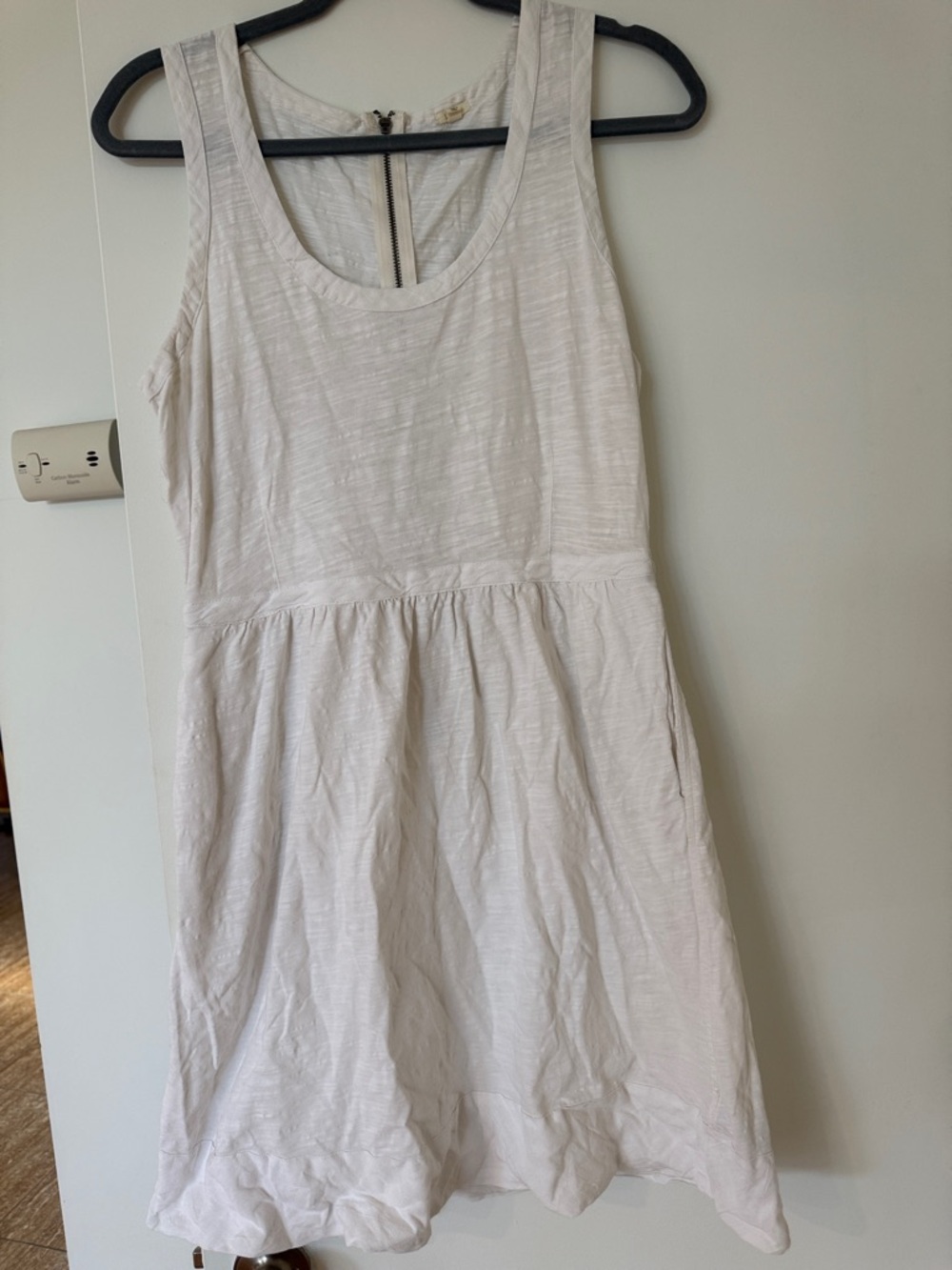J. Crew White Scoop-Neck Sleeveless Top